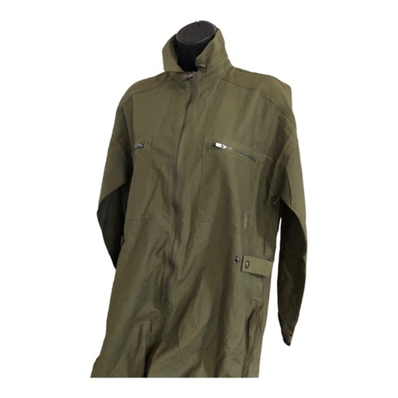 FREE PEOPLE fp movement olive army green Mesmerize Me Coverall jumpsuit size XS - Picture 4 of 16